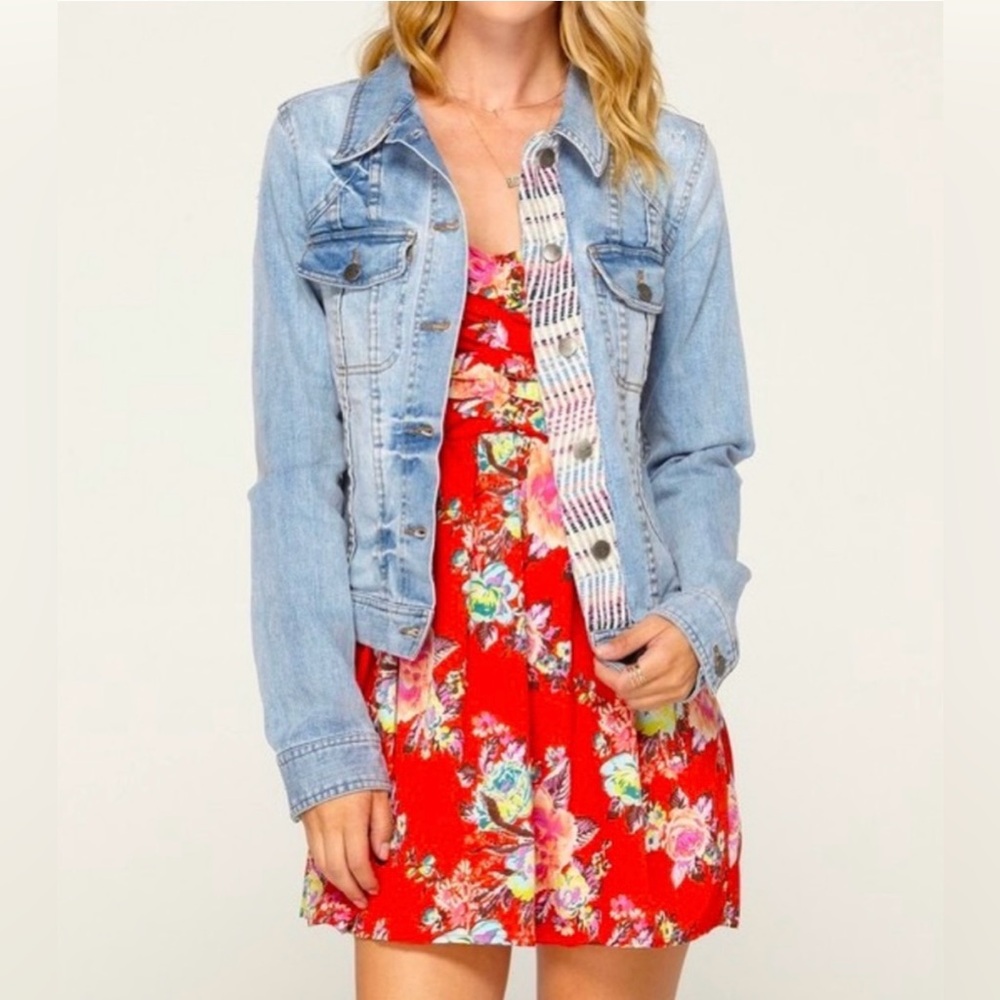 Roxy Womens Denim Jacket Sz Med